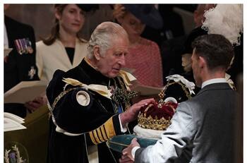 La corona escocesa que el Rey Carlos III no pudo usar