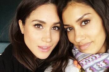 Mejor amiga de Meghan Markle es sorprendida riéndose de burla de Chris Rock a la duquesa