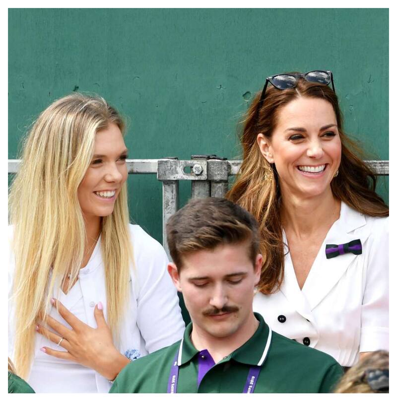 La tenista Katie Boulter compartió con Kate Middleton en Wimbledon.