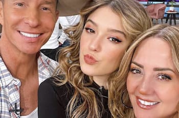 Andrea Legarreta defiende la polémica y peligrosa profesión del novio de su hija Mía Rubín