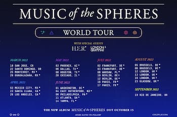 ¡Coldplay vuelve a México con tres conciertos y ya puedes comprar los boletos!