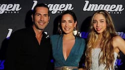 Gregorio Pernía estuvo con Carmen Villalobos para su festejo de cumpleaños