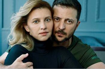 Critican al presidente y primera dama de Ucrania por posar para 'Vogue' y banalizar la guerra