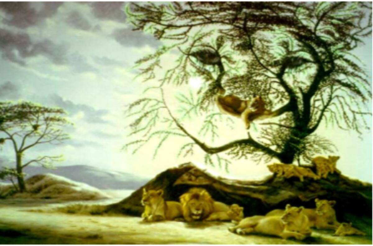 Dime cuántos leones observas y te diré cuál es tu edad mental