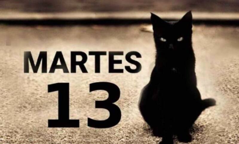 El martes 13 es considerado por muchos como un día de mala suerte - Créditos: Instagram