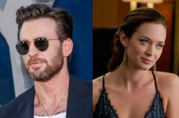 Chris Evans y Emily Blunt derrochan elegancia en los primeros adelantos de su nueva película