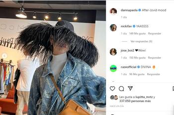 Danna Paola sale de compras tras haber superado el Covid-19