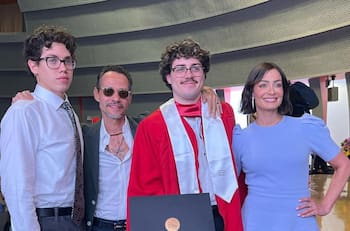 Marc Anthony presume la buena relación con sus hijos adolescentes y pasan divertido momento