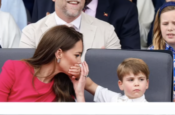 Kate Middleton reconoce el gran parecido con su hijo Louis y bromea con la situación