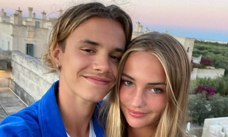 El hijo de David y Victoria Beckham regresó con su ex novia - Créditos: Twitter