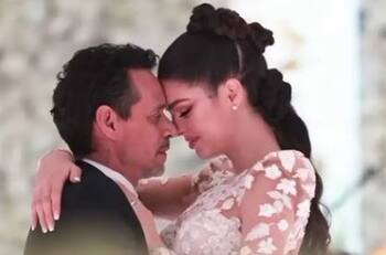 Nadia Ferreira y Marc Anthony mezclan trabajo y placer en luna de miel con show en Nueva York