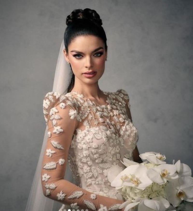 Nadia Ferreira libera las fotografías favoritas de su boda con Marc Anthony La espectacular modelo posando para el día más importante de su vida - Créditos: Instagram