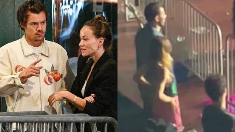 La novia del artista lo acompañó en su show - Créditos: Twitter