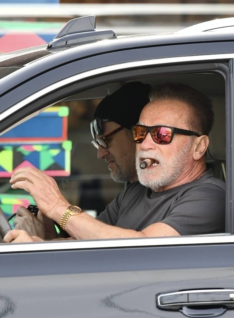 Arnold Schwarzenegger atropelló a un ciclista - Créditos: Instagram