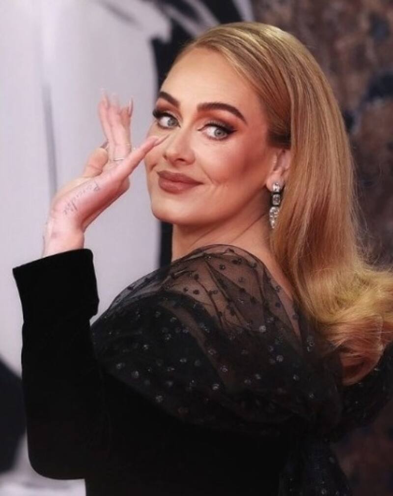 Adele en los BRIT Awards - Créditos: Instagram