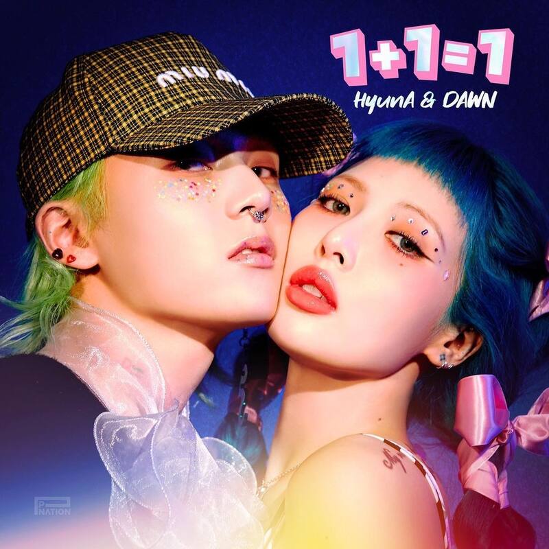 Hyuna y DAWN Portada del álbum '1+1=1' - Créditos: Instagram @hyunah_aa