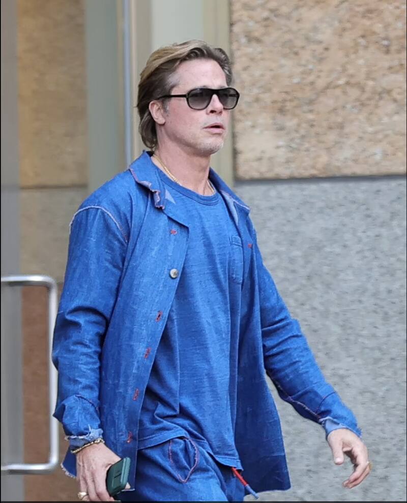 Brad Pitt reaparece tras fuertes acusaciones de Angelina Jolie. - Créditos: Daily Mail