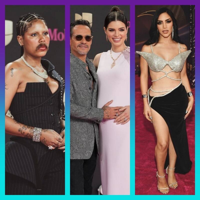 Los famosos conquistaron con sus extravagantes looks en los Premio Lo Nuestro - Créditos: Especial