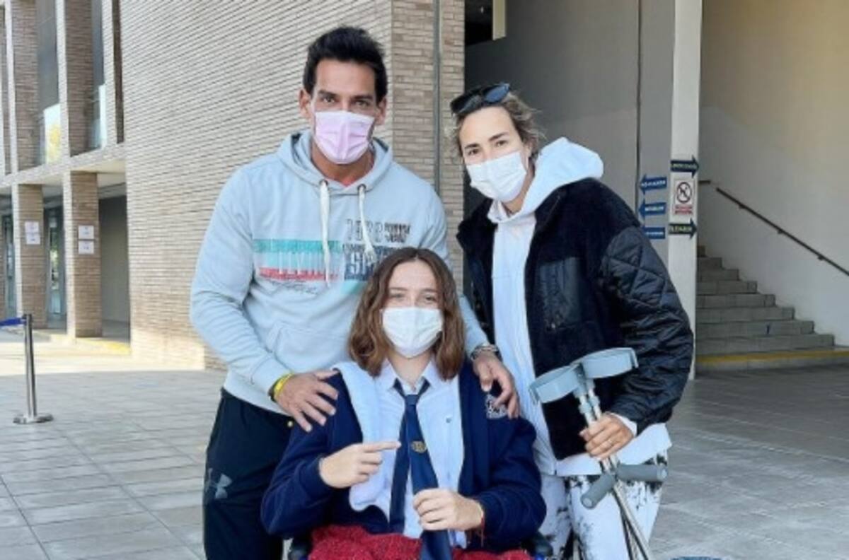 Cristian De la Fuente aparece con su hija baleada en silla de ruedas