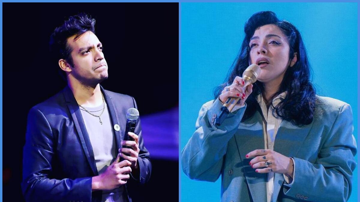 Juan David Rodríguez y Mon Laferte