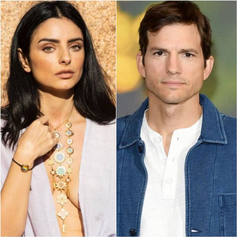 La inesperada reacción de Ashton Kutcher a la confesión de amor de Aislinn Derbez - Créditos: Especial