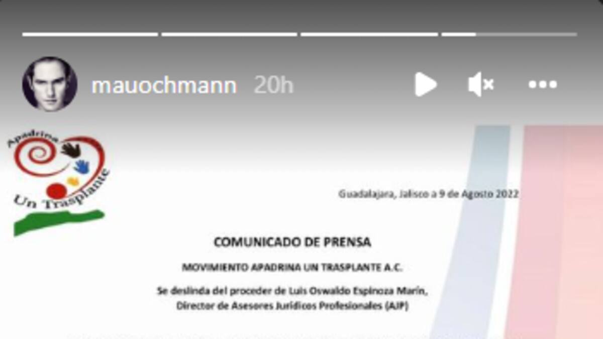 Mauricio Ochmann se deslinda del fraude millonario de reconocida inmobiliaria de México