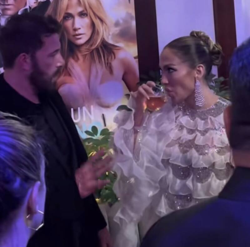 JLo y Ben Affleck discuten en público por el alcoholismo del actor - Créditos: Instagram