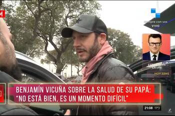 Benjamín Vicuña confirma delicado estado de salud de su padre: "No está bien"