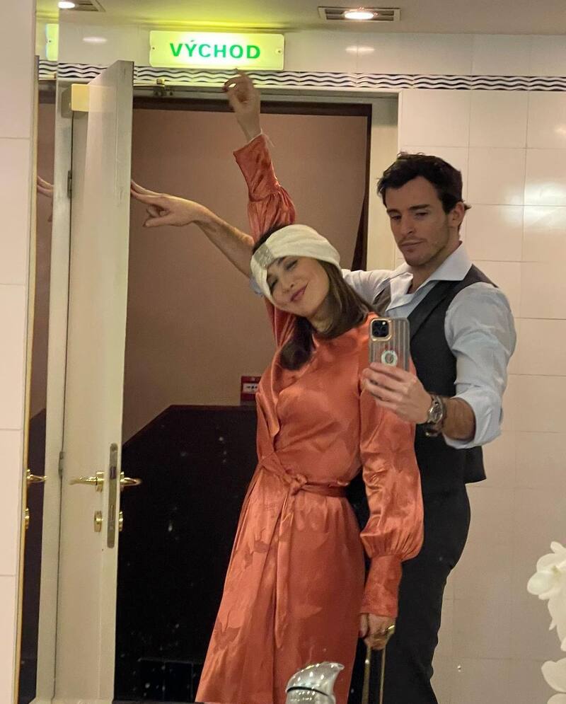 La pareja está disfrutando de unos días en Praga - Créditos: Instagram