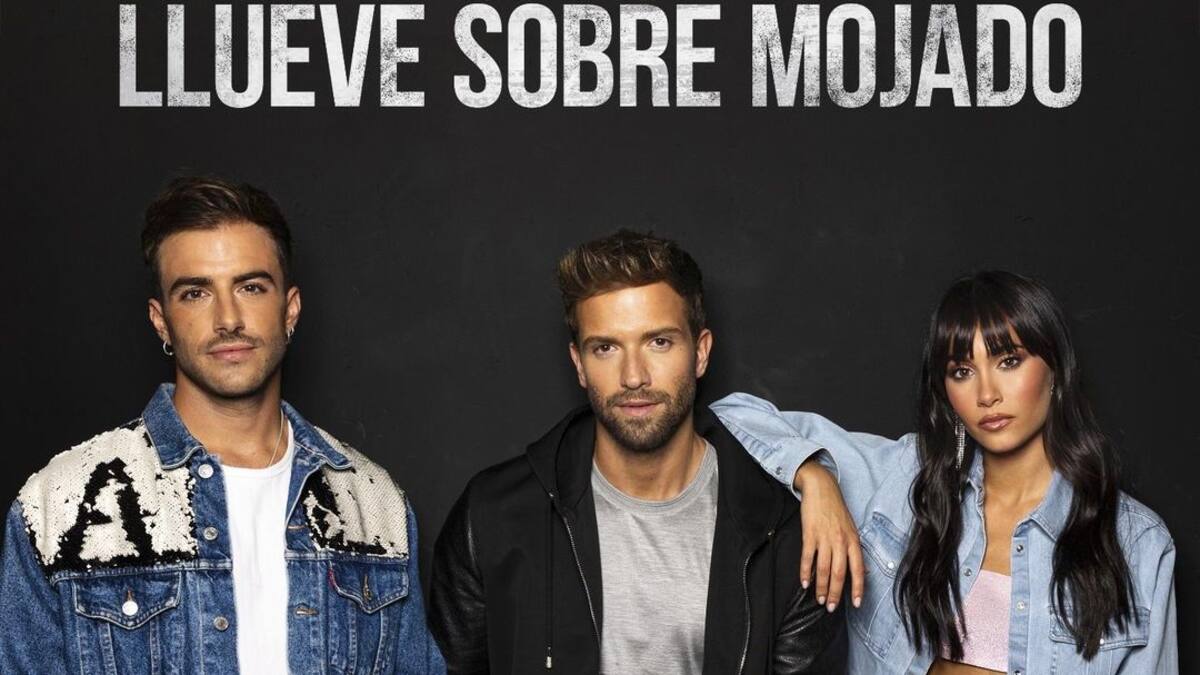 Pablo Alborán estrenó el videoclip de 'Llueve sobre mojado' con Aitana y Álvaro de Luna
