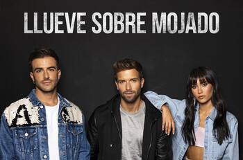 Pablo Alborán estrenó el videoclip de 'Llueve sobre mojado' con Aitana y Álvaro de Luna