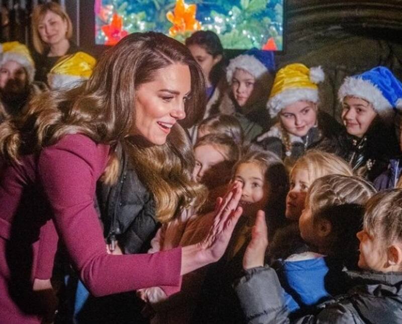 La Princesa de Gales se robó las miradas y las fotos en la Abadía de Westminster - Créditos: Instagram