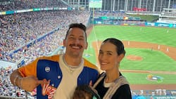 Las conmovedoras imágenes de Mau Montaner y su hijo Apolo en la playa