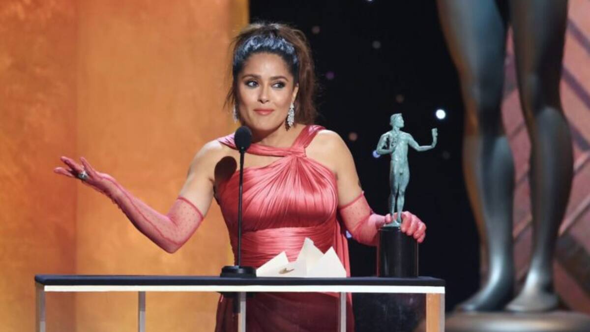 SAG Awards 2022: El penoso momento que Salma Hayek pasó gracias a Michael Keaton