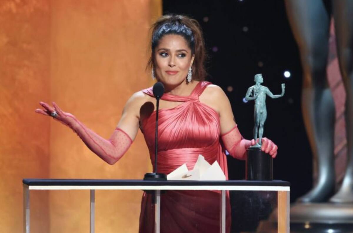 SAG Awards 2022: El penoso momento que Salma Hayek pasó gracias a Michael Keaton