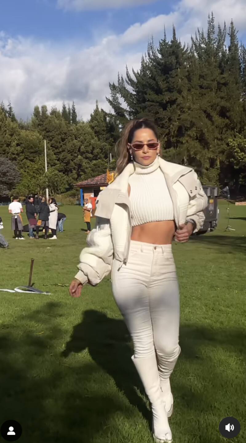 Carmen Villalobos conquista con video - Créditos: Instagram