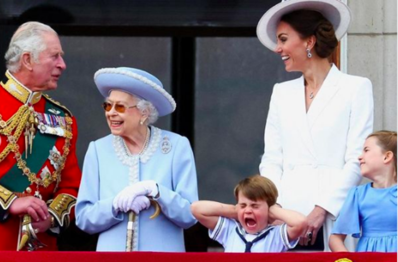 El príncipe Louis durante el Jubileo de Platino de la Reina Isabel II hace el año pasado. (Instagram)