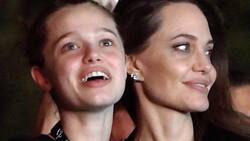 Shiloh Jolie-Pitt acompaña a Angelina Jolie a cita con joven actor en Londres