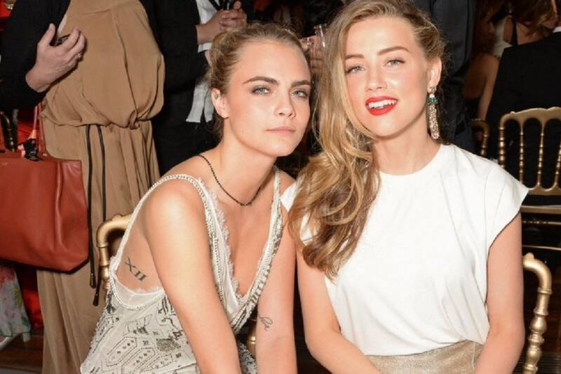 Amber Heard y Cara Delevingne - Créditos: Twitter
