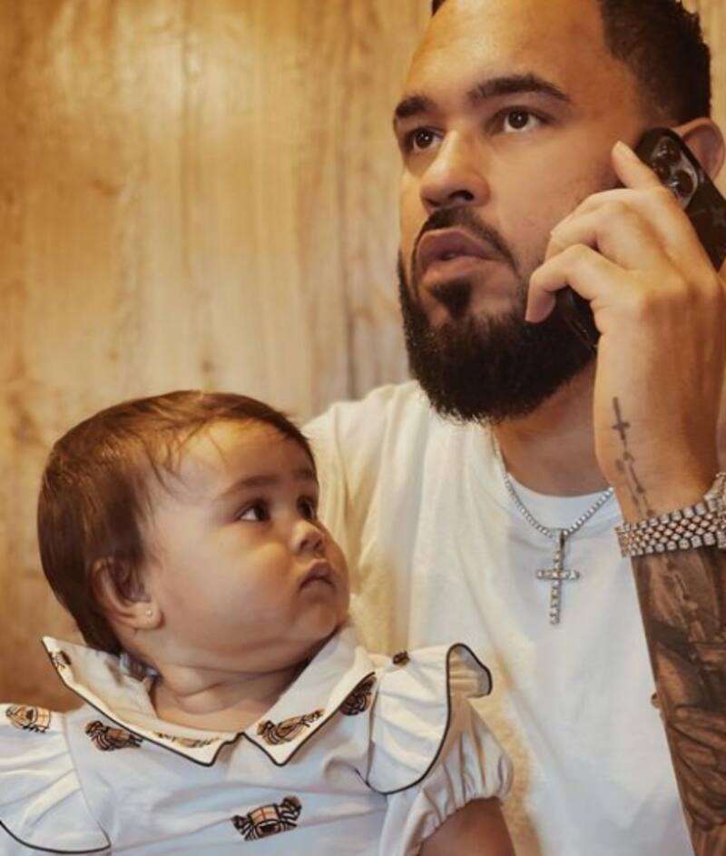 Juez niega permiso de Raphy Pina para estar presente en el primer cumpleaños de su hija - Créditos: Instagram