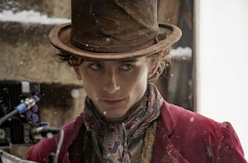 Así se ve Timothée Chalamet como Willy Wonka