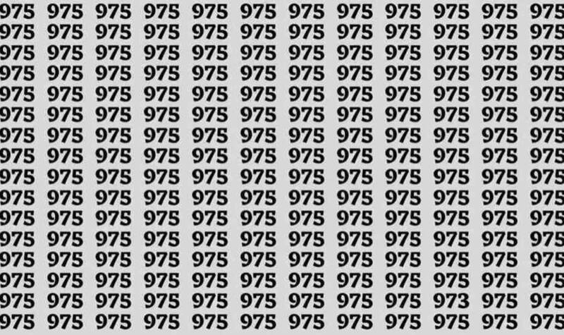 ¿Puedes ver el numero 973?