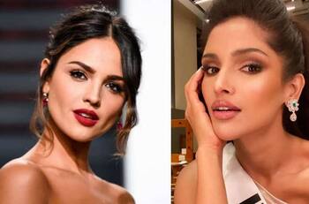 Eiza González y Vartika Singh, Miss India 2019, sorprenden por su parecido