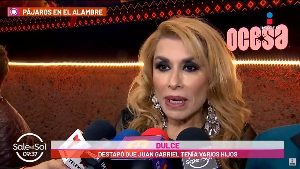 Dulce confirma que Juan Gabriel tuvo más hijos, entre ellos hay algunos menores de edad