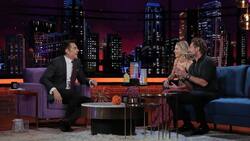 Irina Baeva y Gabriel Soto aparecen juntos y muy sonrientes en un programa de televisión