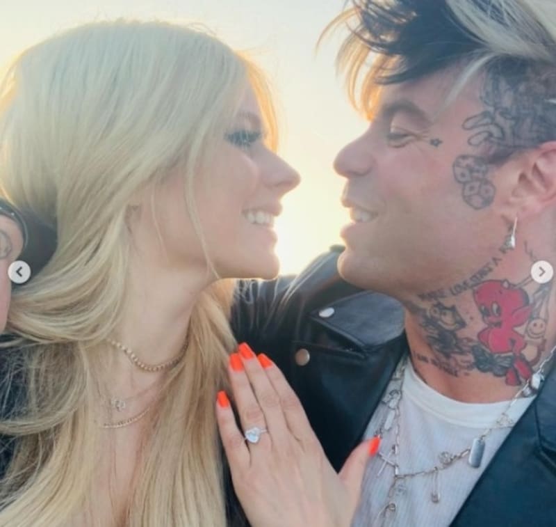 Avril Lavigne se casará con el músico Mod Sun - Créditos: Instagram Avril Lavigne