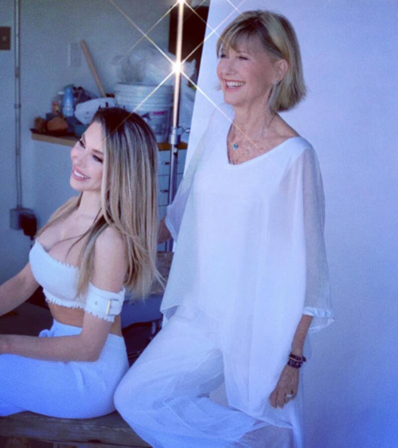Olivia Newton-John ayudó a su hija a salir de las adicciones - Créditos: Instagram