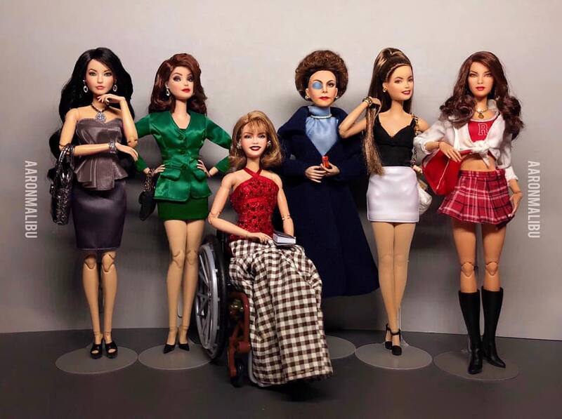 Aaron Malibu convierte las muñecas en réplicas idénticas de las celebridades - Créditos: Instagram