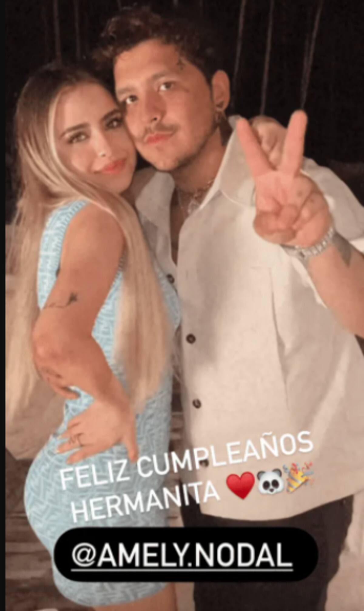 Acusan a Christian Nodal de tocar indebidamente a su hermana por polémico video - Créditos: Instagram