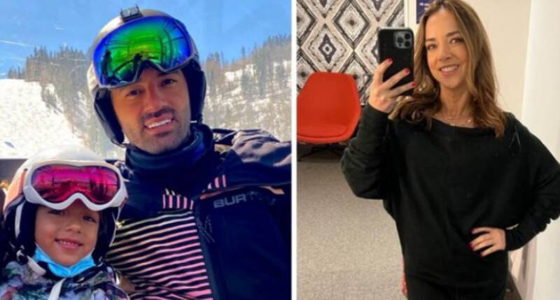 Adamari y Toni Costa llevan a Alaïa a la escuela - Créditos: TWITTER